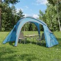 VidaXL Namiot trekkingowy z daszkiem wodoodpornym 3-osobowy niebieski