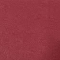 VidaXL 3-cz. zestaw wypoczynkowy Chesterfield, bordowy, sztuczna skóra