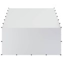 VidaXL Kurnik z dachem srebrny 300 x 200 x 190 cm Stal ocynkowana