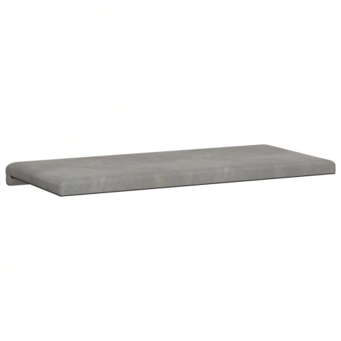 VidaXL Poduszka na ławkę Welur jasnoszary Głębokość 35 cm