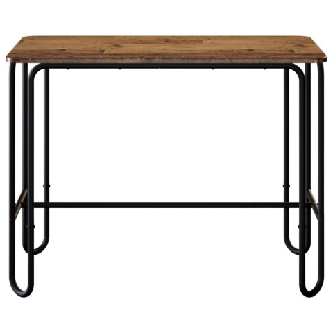 VidaXL Stół jadalny 100 x 50 x 75 cm Drewno inżynieryjne Stare drewno