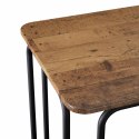 VidaXL Stół jadalny 100 x 50 x 75 cm Drewno inżynieryjne Stare drewno