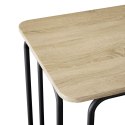 VidaXL Stół jadalny 100 x 50 x 75 cm Drewno inżynieryjne dąb Sonoma