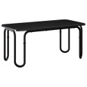 VidaXL Stolik kawowy Czarny 100 x 50 x 45 cm Drewno inżynieryjne