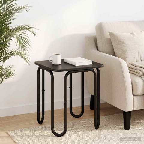 VidaXL Stolik kawowy Czarny 40 x 40 x 45 cm Drewno inżynieryjne