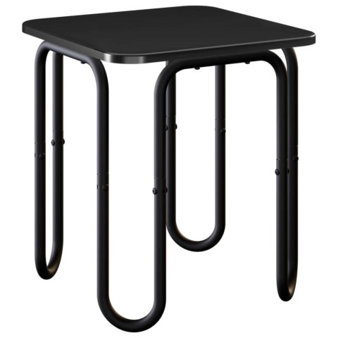 VidaXL Stolik kawowy Czarny 40 x 40 x 45 cm Drewno inżynieryjne