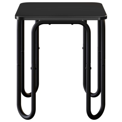 VidaXL Stolik kawowy Czarny 40 x 40 x 45 cm Drewno inżynieryjne