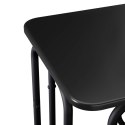 VidaXL Stolik kawowy Czarny 40 x 40 x 45 cm Drewno inżynieryjne