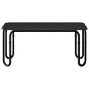 VidaXL Stolik kawowy Czarny 79,5 x 40 x 36 cm Drewno inżynieryjne