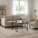 VidaXL Stolik kawowy Czarny 79,5 x 79,5 x 45 cm Drewno inżynieryjne