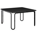VidaXL Stolik kawowy Czarny 79,5 x 79,5 x 45 cm Drewno inżynieryjne