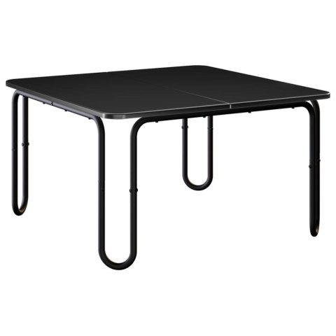 VidaXL Stolik kawowy Czarny 79,5 x 79,5 x 45 cm Drewno inżynieryjne