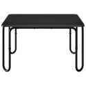 VidaXL Stolik kawowy Czarny 79,5 x 79,5 x 45 cm Drewno inżynieryjne