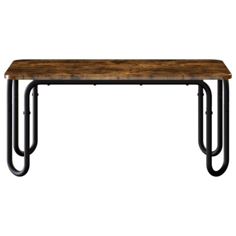 VidaXL Stolik kawowy Dąb wędzony 100 x 50 x 45 cm Drewno inżynieryjne