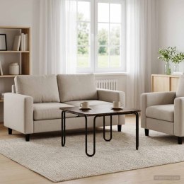 VidaXL Stolik kawowy Dąb wędzony 59 x 59 x 45 cm Drewno inżynieryjne