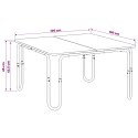 VidaXL Stolik kawowy dąb Sonoma 100 x 100 x 45 cm Drewno inżynieryjne