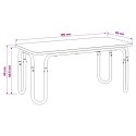 VidaXL Stolik kawowy dąb Sonoma 100 x 50 x 45 cm Drewno inżynieryjne