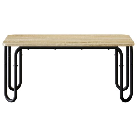 VidaXL Stolik kawowy dąb Sonoma 79,5 x 40 x 36 cm Drewno inżynieryjne