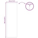 VidaXL Lustro ścienne Prostokątny 30 x 100 cm szkło hartowane