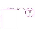 VidaXL Lustro ścienne Prostokątny 50 x 60 cm szkło hartowane