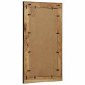 VidaXL Lustro ścienne Prostokątny Czarny i Brązowy 50 x 2 x 90 cm