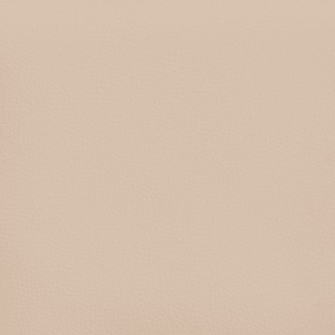 VidaXL Materac kieszeniowy, średnia twardość, cappuccino, 180x200x20 cm, sztuczna skóra