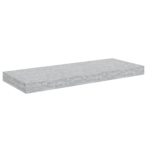 VidaXL Półka ścienna, szarość betonu, 60x23,5x3,8 cm, MDF