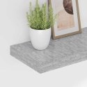 VidaXL Półka ścienna, szarość betonu, 60x23,5x3,8 cm, MDF