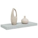 VidaXL Półka ścienna, szarość betonu, 60x23,5x3,8 cm, MDF