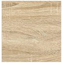 VidaXL Półki ścienne, 4 szt., dębowo-białe, 23 x 23,5 x 3,8 cm, MDF
