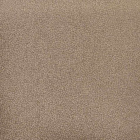 VidaXL Ramka łóżka z materacem Cappuccino 180 x 200 cm tkanina