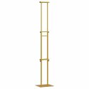 VidaXL Stoiska na targi 2 szt. złoty 30 x 23,5 x 210 cm Stal