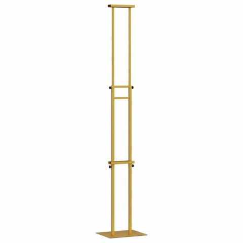 VidaXL Stoiska na targi 2 szt. złoty 30 x 23,5 x 210 cm Stal