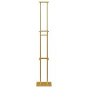 VidaXL Stoiska na targi 2 szt. złoty 30 x 23,5 x 210 cm Stal