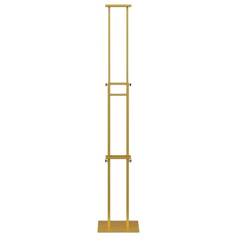 VidaXL Stoiska na targi 2 szt. złoty 30 x 23,5 x 210 cm Stal