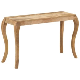 VidaXL Stolik konsola z litego drewna mango, 118 x 38 x 76 cm