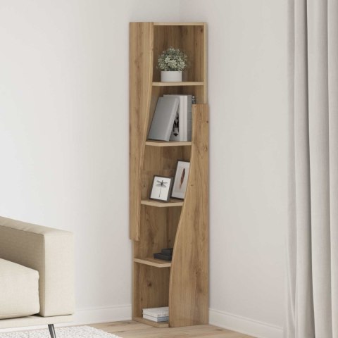 VidaXL Szafka narożna 27,5x27x140cm Drewno inżynieryjne