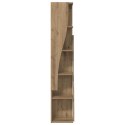 VidaXL Szafka narożna 27,5x27x140cm Drewno inżynieryjne