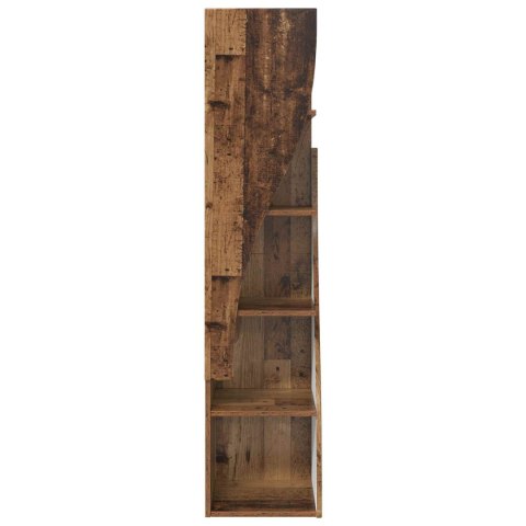 VidaXL Szafka narożna 32x32x140cm Drewno inżynieryjne Stare drewno