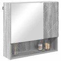 VidaXL Szafka z lustrem Szary Sonoma 59 x 17 x 55 cm