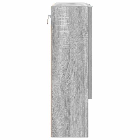 VidaXL Szafka z lustrem Szary Sonoma 59 x 17 x 55 cm