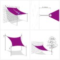 VidaXL Żagiel przeciwsłoneczny, 160 g/m², kremowy, 3,5x5 m, HDPE