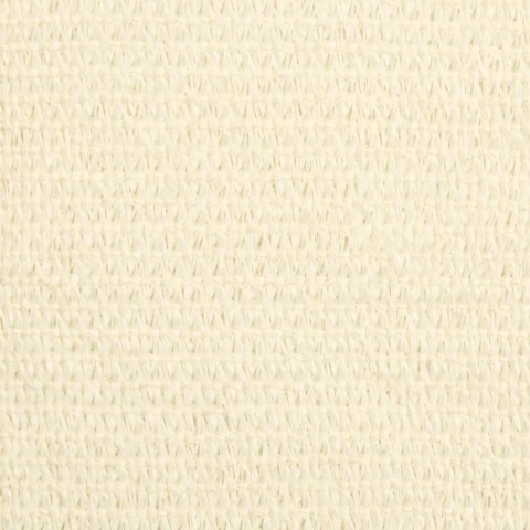 VidaXL Żagiel przeciwsłoneczny, 160 g/m², kremowy, 3,5x5 m, HDPE
