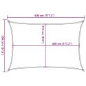 VidaXL Żagiel przeciwsłoneczny, 160 g/m², kremowy, 3,5x5 m, HDPE