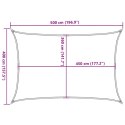 VidaXL Żagiel przeciwsłoneczny, 160 g/m², prostokątny, 4x5 m, HDPE