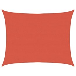 VidaXL Żagiel przeciwsłoneczny, 160 g/m², terakotowy, 6x7 m, HDPE