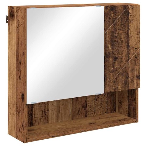 VidaXL Zestaw mebli łazienkowych 4 szt. Stare drewno 61 x 35 x 64 cm