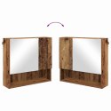 VidaXL Zestaw mebli łazienkowych 4 szt. Stare drewno 61 x 35 x 64 cm