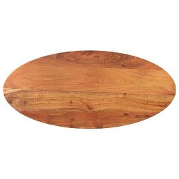 VidaXL Blat do stołu, 80x40x3,8 cm, owalny, lite drewno akacjowe