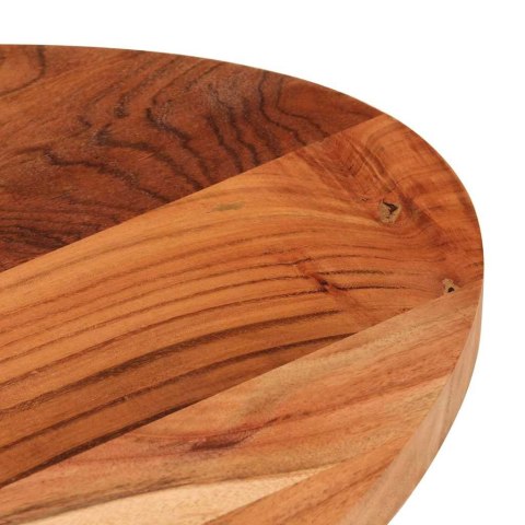 VidaXL Blat do stołu, 80x40x3,8 cm, owalny, lite drewno akacjowe
